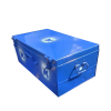 STUDENT METALLIC CASES, STORAGE TRUNKS, STRONG DOUBLE LOCKS, 1.2MM GAUGE HIGH QUALITY METAL, BIG SIZE, BLUE