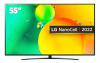 LG  NANOCELL 55" INCH HDR SMART LED TV, SM8600 SERIES WEBOS OPERATING SYSTEM, WIFI AND BLUETOOTH CONNECTION, 3840 x 2160 DISPLAY RESOLUTION, USB AND HDMI CONNECTIONS, 9 PICTURE MODES, AI THINQ FUNCTION, SLIM DESIGN- BLACK