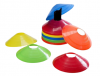 TRAINING CONE PLATES,MULTI-COLORED,FLEXIBLE,SOFT POLYETHYLENE (PE) MATERIAL,DURABLE,ESSENTIAL SPORTS EQUIPMENT
