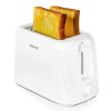 GEEPAS BREAD TOASTER GBT36515, 700W, TWO SLOTS, CRUMB TRAY, BROWNING CONTROL, CANCEL BUTTON, WHITE