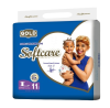 SOFTCARE DIAPER GOLD LC, 10 PACKS , 8PCS IN A PACK, S/M/L QUALITY, BREATHABLE, SOFT AND GENTLE MATERIALS, PREMIUM DIAPER SUPER ABSORBENT, COMFORTABLE AND PROTECTS THE SKIN, CONVENIENT FOR INFANTS AND TODDLERS