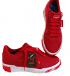 PUMA SNEAKER SHOES, UNISEX, COMFORTABLE, SUEDE, FULL-LACE CLOSURE, RED BY PUMA