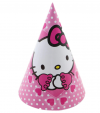 HELLO KITTY PARTY HATS,1 PIECE,PERFECTLY THEMED,DECORATIVE,HIGH QUALITY PAPER,ATTRACTIVE-PINK