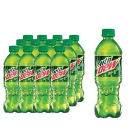 MOUNTAIN DEW SODA 500ml , CARTON OF 12 BOTTLES, BOLD AND SWEET FLAVOR, COLA TASTE, CONTAINS CAFFEINE, CONVENIENTLY PACKAGED, BY PEPSI