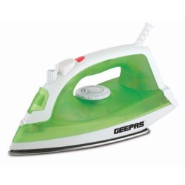 GEEPAS STEAM IRON GSI7783, 1600W, MULTI FUNCTIONAL, CERAMIC SOLE PLATE, LIGHT WEIGHT, GREEN