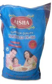 AISHA PARBOILED RICE PK-386 25KG, SUPERIOR QUALITY, 10KG, INDIAN, LONG GRAIN, NUTRITIOUS, ORGANIC, HEALTHY