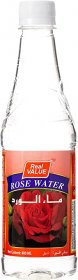 ROSE WATER 400ml, ALCOHOL, DAIRY & FAT FREE- REAL VALUE