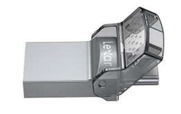 USB FLASH DRIVE,32GB,JUMP DRIVE D35c ,DUAL DRIVE,TYPE C,100 MB/S.3.0 PERFORMANCE,ULTRA-COMPACT,SILVER BY LEXAR