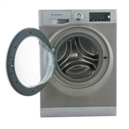ARISTON 11KG FRONT LOAD WASHER NLLCD1165, 1400 RPM, 16 PROGRAMS, FULLY AUTOMATIC, LED DISPLAY, DELAY START, CHILD LOCK- SILVER
