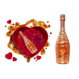 AVIVA SPARKLING WINE 750ml, 5.5% ALCOHOL CONTENT, FRESH AND FRUITY, DELICIOUS TASTE ON THE PALATE, EASY TO DRINK