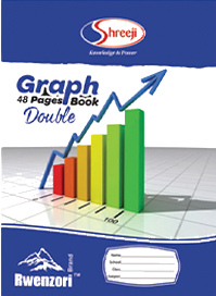 STUDENT GRAPH BOOK,48 PAGES,DOUBLE A4,10 SQAURES PER INCH BY SHREEJI
