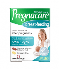 BREAST FEEDING CAPSULES/TABLETS,PREGNACARE,UK’s No.1 SUPPLEMENT,84 PIECES,OMEGA-3 DHA,NO ARTIFICIAL COLORS OR PRESERVATIVES,NO YEAST OR LACTOSE,GLUTEN FREE,