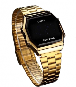 VINTAGE WATCH 35.2mm,UNISEX,TOUCH SCREEN,WATERPROOF,HYBRID DESIGN,IMPRESSIVE TOUCH MOVEMENT TECHNOLOGY BY CASIO MOVEMENT
