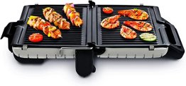 TEFAL BARBECUE CONTACT GRILL 1700 WATTS, GC302B28 ULTRA COMPACT,SILVER