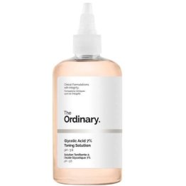 GLYCOLIC ACID 7% TONING SOLUTION 240ML, EXFOLIATES, BRIGHTENS, SKIN CARE SOLUTION, FOR ALL SKIN TYPES BY THE ORDINARY
