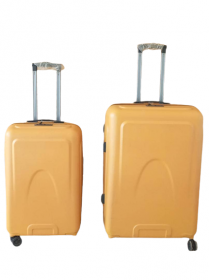 TRAVEL SUITCASES,MAXIMUM INTERIOR CAPACITY,SOLD AS SINGLE PIECES OR SET OF 3 PIECES(3.7KG,4.7KG),DOUBLE WHEELS,LIGHTWEIGHT,DURABLE,YELLOW