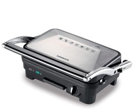 KENWOOD  CONTACT GRILL HGM50, 1800W, REMOVABLE PLATES, LIGHT INDICATOR- SILVER