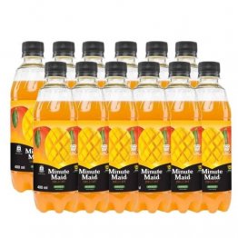 MINUTE MAID CARTON OF 12 BOTTLES OF 400g EACH