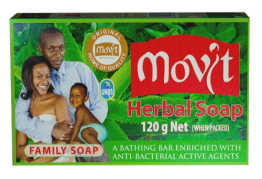 MOVIT HERBAL SOAP, 200G, CLEANSES, MOISTURES, NOURISHES, SOFTEN, SMOOTHEN, AND REJUVENATES SKIN, TREAT MINOR SKIN INFECTIONS, SCENTED ,KIDS AND ADULTS