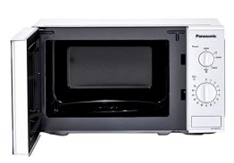 PANASONIC MICROWAVE OVEN 20L NNSM255WXTG, 800W, TIMER, DEFROST, 5 POWER LEVELS, KNOB CONTROL, STAINLESS STEEL- WHITE