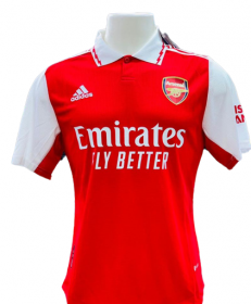 ARSENAL JERSEY ORIGINAL,EMIRATES FLY BETTER,CREW-NECK,SHORT SLEEVE,100% POLYESTER,COMFORTABLE,REGULAR FIT,RED