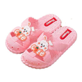 CARTOON SANDALS FOR GIRLS, PROTECT TOE, SOFT ANTI-SLIP, LIGTHWEIGHT AND EXTRAORDINARY, FASHIONABLE FOOTWEAR, PINK