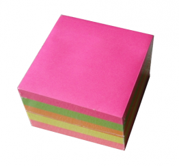 STICKY NOTES 3x3 INCHES,BRIGHT MULTI-COLORS,SELF-STICK PADS, SELF-ADHESIVE