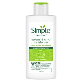 SIMPLE REPLENISHING RICH MOISTURIZER 125ML, ENRICHED WITH PRO VITAMINS, SOOTHING, ANTI-INFLAMMATORY, RESTORES