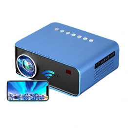 MULTIMEDIA MINI PROJECTOR,SCREEN MIRRORING, LED SOURCE, 1080 FULL HD DECODING,SMART WIRELESS PROJECTION, 50 WATTS POWER OUTPUT,50-150 INCHES PROJECTION SIZE,1-4M PROJECTION DISTANCE, BY BORREGO