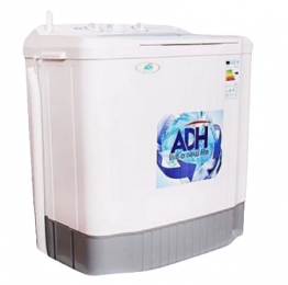 ADH WASHING MACHINE 5KG, SEMI-AUTO, TOP LOADER, WASH&DRY, COMPACT, ELEGANT DESIGN, 60MINUTES WASHER TIMER, QUICK, FASTER WASH, 2-WAY LINT FILTER, WHITE