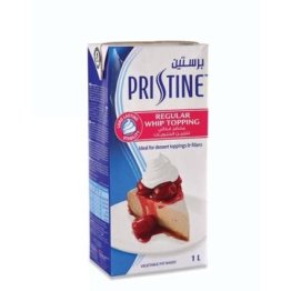 PRISTINE WHIPPING CREAM 1L, TOPPING, NON DAIRY,  SWEETENED, BAKING AND MAKING DESSERT