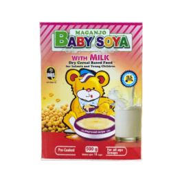 MAGANJO BABY SOYA WITH MILK 500g, INSTANT, FOR INFANTS, YOUNG CHILDREN, NUTRITIOUS, EASY TO PREPARE