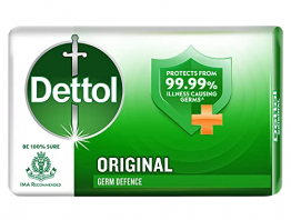 DETTOL SOAP 175g,ORIGINAL GERM DEFENCE,ANTIBACTERIAL,KILLS 99.99% GERMS,PINE FRAGRANCE,LONG-LASTING AND REFRESHING