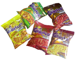 GORILLOS BAG OF 50 PACKS OF 24g,DELICIOUS CRUNCH SNACK, CHICKEN, BBQ BEEF, PIZZA, CHEESE, CHILLI TOMATOES FLAVOURS.