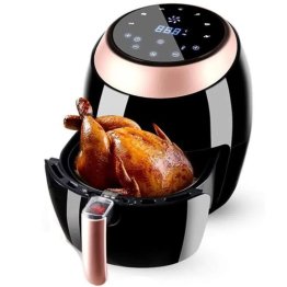 HOFFMANS 7.7L AIRFRYER, ELECTRIC, 2400W, OILESS FRY TECHNOLOGY, DIGITAL, LED DISPLAY- BLACK