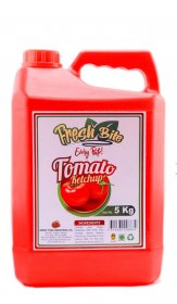 TOMATO KETCHUP SAUCE 5kg, FRESH BITE EVERY BITE BY RAWAAT FOODS