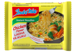 INDOMIE INSTANT NOODLES, FLAVORED SEASONING, TASTY, NUTRITIOUS, SPICY, QUICK MEAL