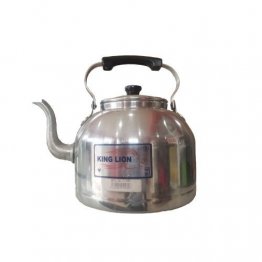 KING LION KETTLE 10L, STAINLESS STEEL,RUBBER INSULATED HANDLE, HEAVY DUTY