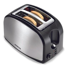 KENWOOD INOX TOASTER TCM01, 900W, 2 SLICE, DEFROST, REMOVABLE CRUMB TRAY, ADJUSTABLE BROWNING CONTROL, STAINLESS STEEL- SILVER