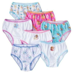 ASSORTED KNICKERS FOR GIRLS, 6 PIECES, PURE COTTON, CARTOON CHARACTERS, UNIQUE, DURABLE, ATTRACTIVE, PERFECT FOR ALL SKIN TYPES, MULTICOLOR