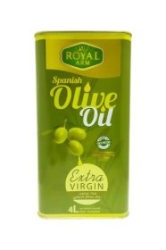 SPANISH OLIVE OIL 4L, BLENDED WITH EXTRA VIRGIN OIL, NUTRITOUS, NO CHOLESTROL BY ROYAL ARMY