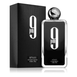 9PM AFNAN PERFUME FOR MEN 100ML, AMBER VANILLA FRAGRANCE, PROJECTION AND LONGETIVITY, HIGH QUALITY, EXCELLENT SILLAGE, BLACK