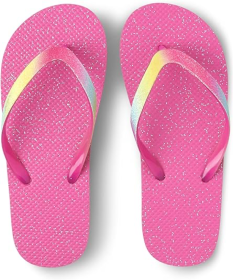 SANDALS FOR GIRLS, SYNTHETIC RUBBER STRAPS, QUICKSILVER BRANDING, SLIP RESISTANT, COMFORTABLE, PINK