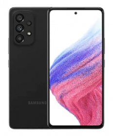 SAMSUNG A53 SMART PHONE 5G,6.5" INCH DISPLAY SIZE, 128GB STORAGE, 8GB RAM, 64MP 12MP 5MP 5MP QUAD  BACK CAMERA, 32MP SINGLE SELFIE CAMERA, LI-PO 5000MAH NON REMOVABLE BATTERY,  IP 67 WATER AND DUST RESISTANT, ANDROID 12 ONE UI 5 OPERATING SYSTEM