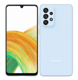 SAMSUNG A33 SMART PHONE 5G,6.4" INCH DISPLAY SIZE, 128GB STORAGE, 6GB RAM, 48MP 8MP 2MP 5MP QUAD  BACK CAMERA, 13MP SINGLE SELFIE CAMERA, LI-PO 5000MAH NON REMOVABLE BATTERY, IP 67 WATER AND DUST RESISTANT, ANDROID 12 ONE UI 4.1 OPERATING SYSTEM,