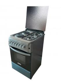 GAS - ELECTRIC COOKER  F6222, 2 GAS AND 2 ELECTRIC PLATES, 60x60cm, AUTO IGNITION, ELECTRIC OVEN, GRILL, ROTISSERIE BY SIMFER