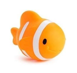 MUNCHKIN FLOATING TOYS, OCEAN ANIMAL THEMED, BATH SQUIRT TOYS FOR BABY, 4 PIECES, PORTABLE SIZE, SOFT, BRIGHT AND VIBRANT COLORS
