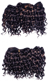 CURLY WEAVE RUMBA SHORT,COMFORTABLE,PERFECT,TANGLE FREE,FLAME RETARDANT,ATTRACTIVE,MANAGEABLE BY ANGELS