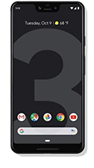 GOOGLE PIXEL 3 XL SMART PHONE,6.3inches OLED SCREEN,3430mAH LITHIUM-ION BATTERY,12.2MP MP REAR+ 8MP DUAL FRONT CAMERA,BLACK