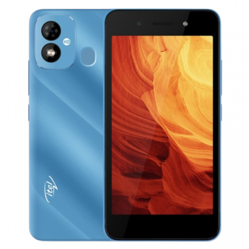 ITEL A33 PLUS SMART PHONE, 5.0" SCREEN,1 GB RAM 16 GB ROM MEMORY,3020mah BATTERY,5MP REAR/2MP FRONT CAMERA,ANDROID 11(GO-EDITION),MULTI-UNLOCK FUNCTIONS,BLUE